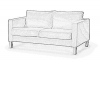 cover for Karlstad two seater sofa